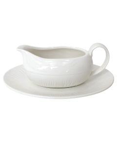 Milk holder/serve, ceramic, white, 20x15x7 cm