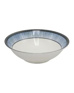 Tas, qeramikë, e bardhë/blu, Dia. 20 cm