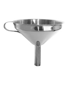 Funnel, stainless steel, silver color, Dia. 12 x H 11.5 cm