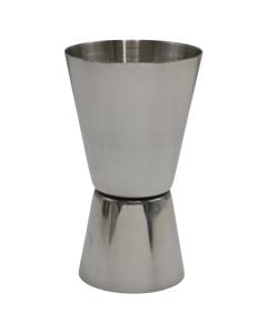 Dozues për pije, inoks, ngjyrë argjendi, 25/50 ml / 8.2x4.5x3.8 cm