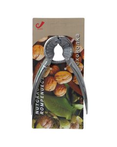 Nutcracker, zinc, silver color, 17 cm