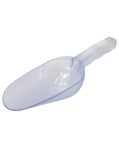 Ice shovel, plastic, transparent, 30 cm