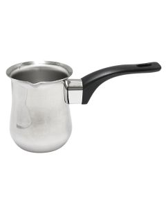 Coffepot, stainless steel/plastic, silver color/black, Dia. 7 / 8x17 cm