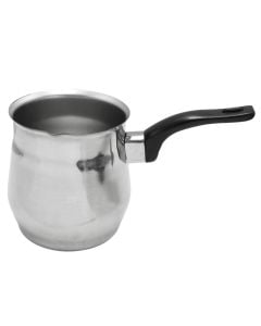 Coffepot, stainless steel/plastic, silver color/black, Dia. 7 cm / 7x17 cm