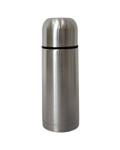 Flask, stainless steel, silver color, 0.35 lt