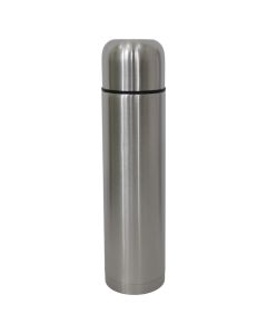 Flask, stainless steel, silver color, 1 L
