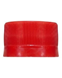 Tapë për shishe lëngjesh me gaz, plastike, e kuqe, Dia. 28 mm