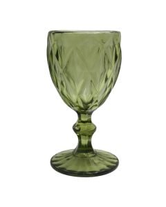 Gotë vere, qelq, jeshile, 250 ml / Dia. 8 x H 15 cm