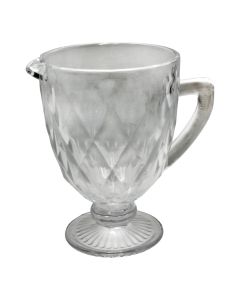 Water/Juice jug, glass, transparent, Dia. 14 x H 19.5 cm