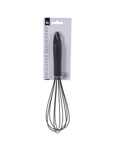 Egg beater, polypropylene, black, 30 cm