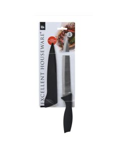 Boning knife, stainless steel, black, 20 cm