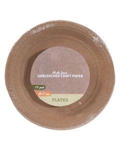 Pjatë (PK 10), letër, kafe, Dia. 17 cm