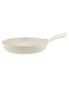 Fulya induction frying pan with ceramic non-stick coating, aluminum, cream, Dia. 22 x H 4.5 cm
