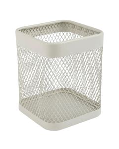 Mayaj spoon/fork holders, steel, beige, 13x13x16.5 cm