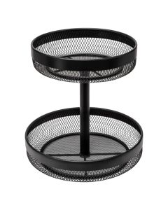 Shportë frutash Mayaj, çelik, e zezë, Dia. 30 x H 31 cm