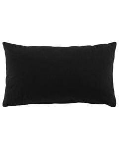 Twily decorative pillow, cotton/polyester, black, 30x50 cm