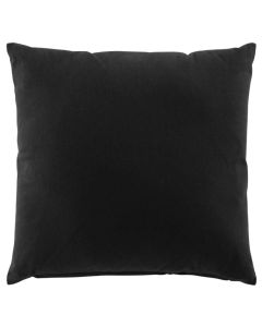 Twily decorative pillow, cotton/polyester, black, 45x45 cm