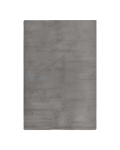 Soft Touch carpet, 100% polyester, grey, 160x230 cm
