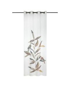 Perde e hollë me unaza Tucano, 100% poliestër, shumëngjyrësh, 140x260 cm