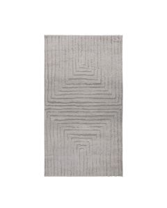 Rug Alloy, polyester, grey, 80x150 cm