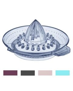 Manual lemon squeezer, plastic, assorted colors, Dia. 13 x H 7 cm