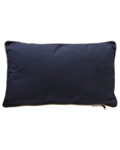 Decorative pillow Duo, cotton, blue marine, 30x50 cm