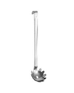 Spaghetti serving spoon, stainless steel, silver color, 29.5 cm