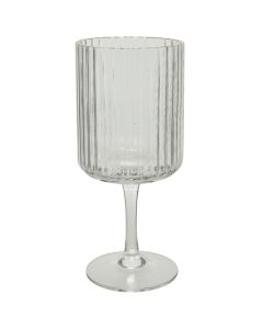 Gotë vere, qelq, transparente, Dia. 7.7 x H 17.8 cm