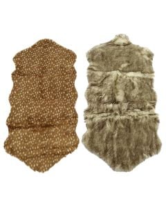 Rug, acrylic, brown, 60x130 cm