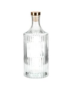 Water/juice bottle, glass, transparent, 500 ml / Dia. 8 x H 20 cm