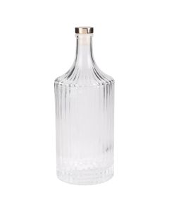 Water/juice bottle, glass, transparent, 1L / Dia. 9.7 x H 25 cm