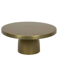 Cake stand, steel, gold, Dia. 30 x H 13.5 cm