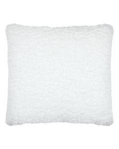 Dudley decorative cushion, 100% polyester, white, 50x50 cm