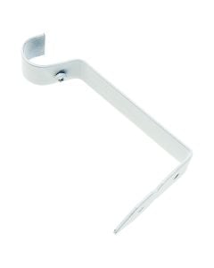 Support for curtain rods, metallic, white/silver, Dia. 20 mm