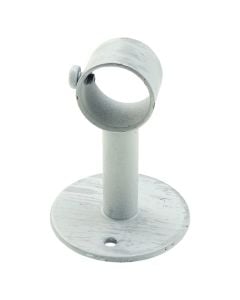 Support for curtain rods, metallic, white/silver, Dia. 20 mm
