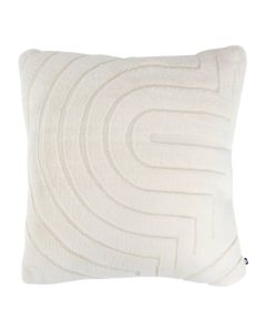Arka decorative cushion, polyester, ivory, 45x45 cm
