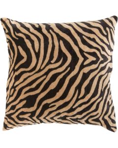 Lynra decorative cushion, polyester, black/beige, 40x40 cm