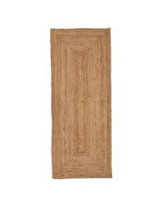 Rrugicë Natura, jute, bezhë, 80x200 cm