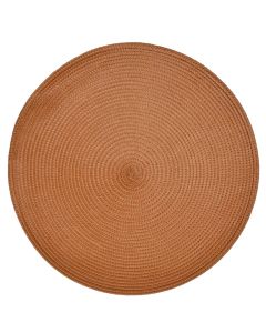 Tresse placemat, polypropylene, terracotta, Dia. 38 cm