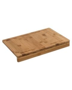 Edge cutting board, bamboo, brown, 35x24x4 cm