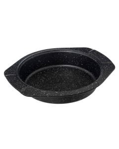 Oven pan, iron, black, 29.5x26.5x4.8 cm