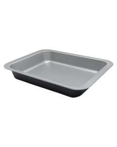 Signature baking pan, metal, grey/black, 2.4L / 32.5x24.7x5 cm