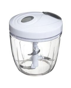 Manual vegetable shredder, stainless steel/plastic, transparent/assorted colors, Dia. 12.5 x H 14 cm