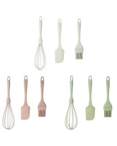 Dessert preparation set, polypropylene/silicone, assorted colors, 7x6.5x29 cm