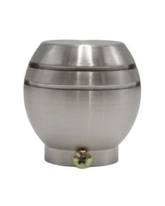 Finale metalike për shufër perde, inoks, ngjyrë argjendi, Dia. 28 mm