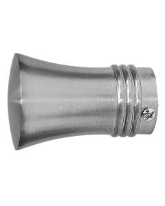 Finale metalike për shufër perde, inoks, argjend, Dia. 28 mm