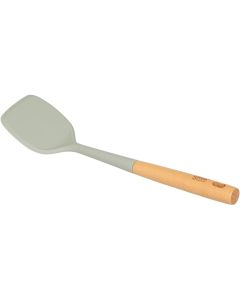 Serving spatul, plastic/silicone, grey/beige, 7.8x4.4x34 cm
