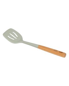 Serving spatul, wodden/plastic/silicone, grey/beige, 7.8x4.4x34 cm