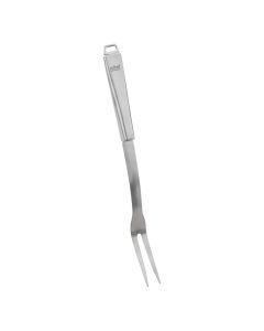 Meat fork, stainless steel, silver color, 2.8x2.6x35 cm