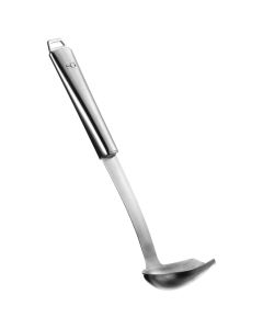 Sauce ladle, stainless steel, silver color, 8x5.3x30 cm